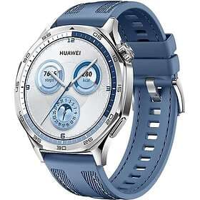 Huawei Watch GT 5 46mm Steel with Blue Woven Strap
