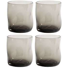 Muubs Furo Drikkeglass Rökt 4-pack, H9 cm