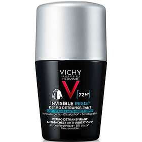 Vichy Homme Invisible Resist 72H Anti-Stain Deodorant Roll-On 50ml
