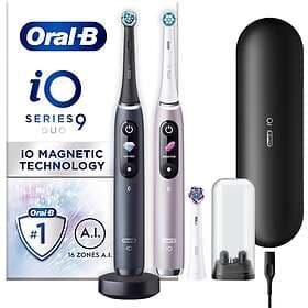 Oral-B iO9 Duo, Lade Reiseveske, 1 ekstra refill