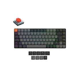 Keychron K3v3 RGB Aluminium Hot Swap QMK Low Profile 2.0 Red (Nordic)
