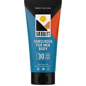 Værbitt Sunscreen For Men Body SPF30 200ml