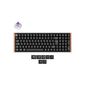 Keychron K4 HE SE (Wood) Wireless Tri-Mode Hot Swap QMK Gateron 2.0 Purple Magne