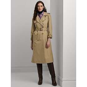 Ralph Lauren Double-Breasted Belted Trench Frakk (Dame)