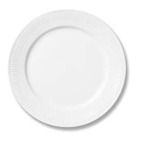 Royal Copenhagen White Fluted Tallerken Ø22cm