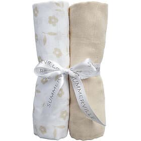 Summerville Muslin 2-pack Petal & Sandshell