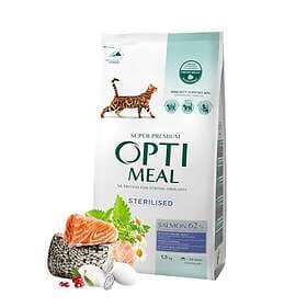 Optimeal Complete dry pet food for sterilised cats Salmon, 1,5kg