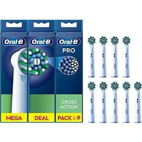 Oral-B Pro Cross Action Mega Deal Pack 9-pack