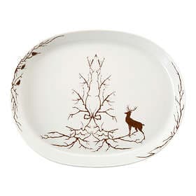 Wik & Walsøe Alveskog Oval Tallerken 36cm
