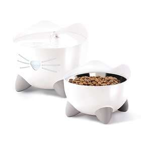Catit Pixi Combo Kit Vannfontene & Forhøyet Matbolle