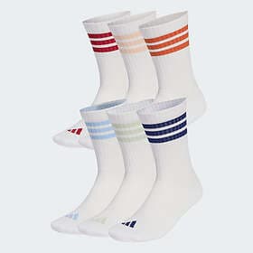 Adidas 3-Stripes Crew Sokker 6-pack (Unisex)